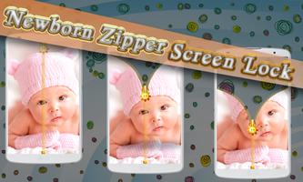 Newborn Zipper Screen Lock تصوير الشاشة 1