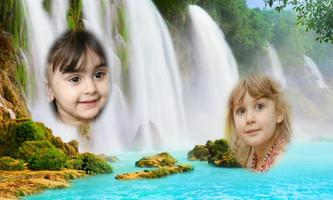 Wasserfall duale Bilderrahmen Plakat