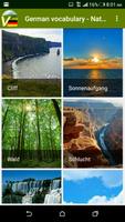 Deutsch Wortschatz - Natur Plakat