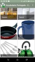 Vocabulario en portugués - Cocina Plakat