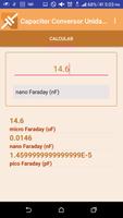 Capacitor Unit Converter скриншот 1