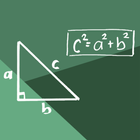 Pythagoras theorem icon