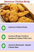 American Chicken Recipe Affiche