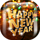 Happy New Year Live Wallpaper simgesi