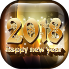 2018 New Year Live Wallpapers آئیکن