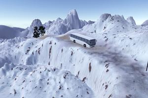 3D Snow Bus Drive screenshot 1