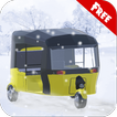 Auto Rickshaw SnowFall Drive