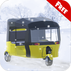 Auto Rickshaw SnowFall Drive icône