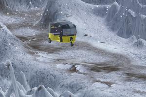 Auto Rickshaw SnowFall Drive screenshot 3