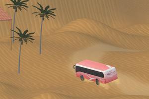3D Desert Safari Tour Bus captura de pantalla 3