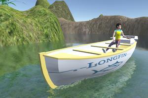 3D Boat Riding captura de pantalla 1