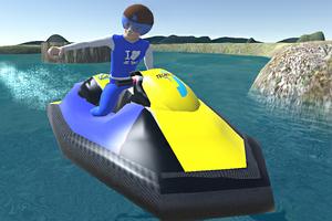Power Boat Racing syot layar 3