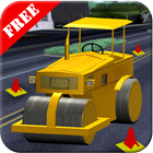 3D Road Roller Zeichen