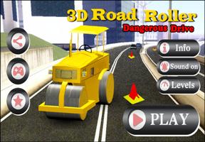 3D Road Roller plakat