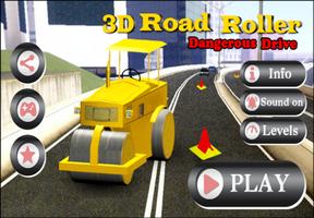 3D Road Roller Affiche