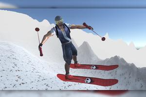 3D Snow SKI imagem de tela 1