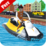 Speed jet Ski City Canal 아이콘