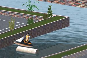 Speed jet Ski City Canal اسکرین شاٹ 2