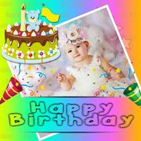 Birthday Photo Frames Affiche