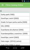 Peliculas Catálogo Online capture d'écran 2