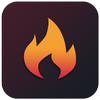Flame Clean: Boost; Power save icon