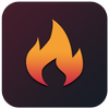 Flame Clean: Boost; Power save icon