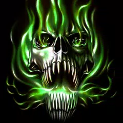 flame skull live wallpaper APK download