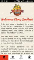 Flames Sandbach Affiche