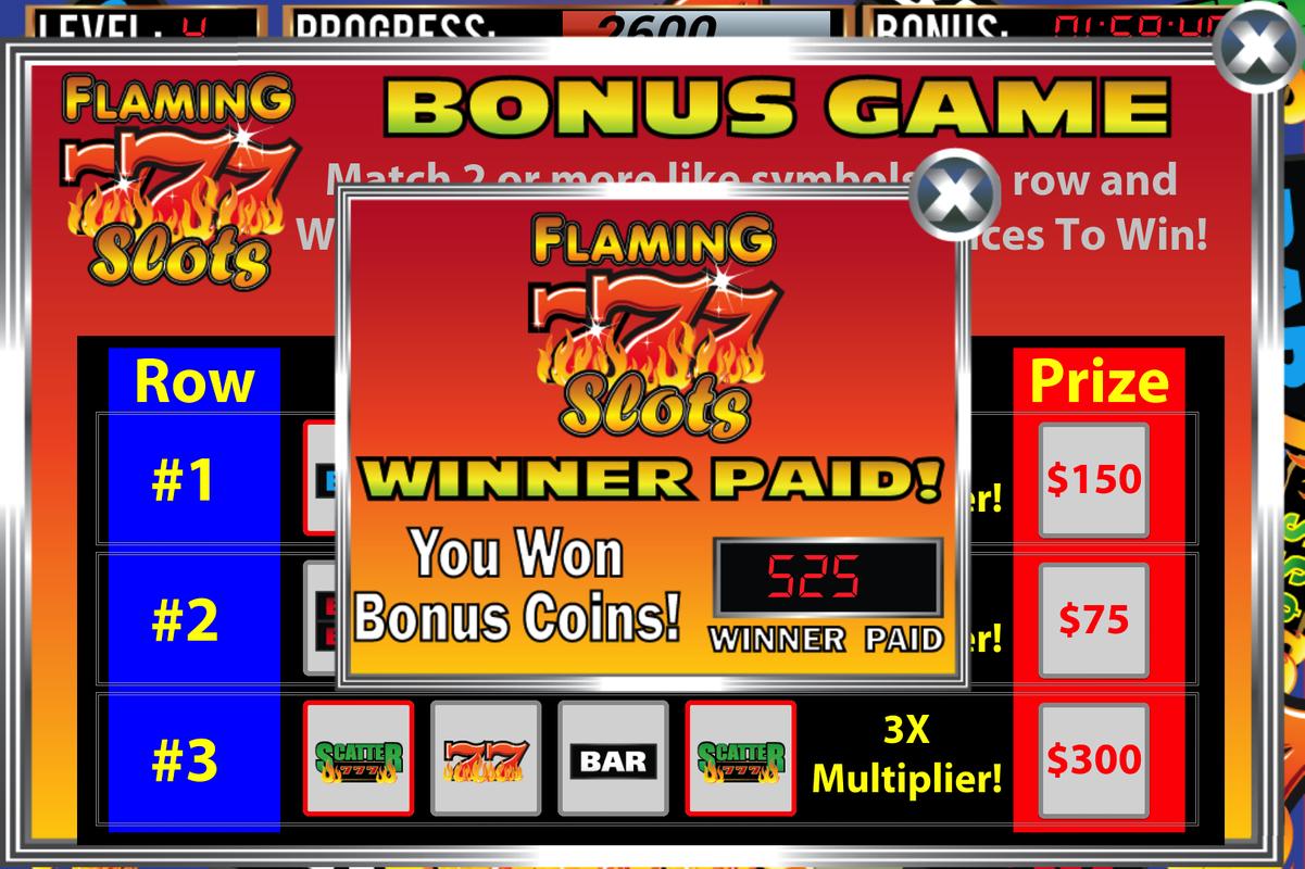 Looking For Slot Machine With Flaming 7s
