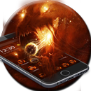 Flaming Fire Evil Wolf Theme APK