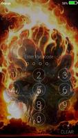 Flaming skull Live Wallpaper & Lock screen captura de pantalla 1