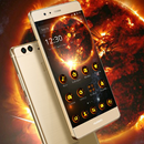 Flaming Sun Fixed Star Theme APK