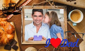 Father's Day Photo Frame Plakat