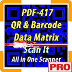 Pro PDF417 QR & Barcode Data Matrix scanner reader آئیکن