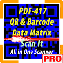 PRO QR Barcode بيانات الرمز الشريطي PDF417 الماسح APK