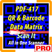 Pro PDF417 QR & Barcode Data Matrix scanner reader v1.1.0.5 (Paid)