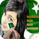 Pakistan Flagge-  Farbe auf Gesicht APK