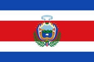 🇨🇷 Costa Rica Flag Wallpapers Affiche