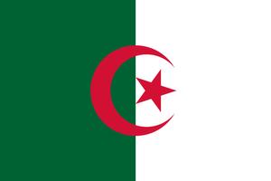 Algeria Flag पोस्टर