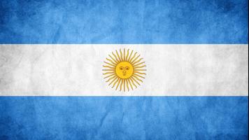 Argentina Flag Affiche
