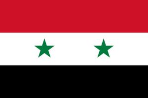 Syria Flag Affiche