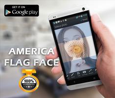 Flag on face - latin america screenshot 1