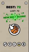 Flappy Dunk : Basket-Ball Bounce Shooter captura de pantalla 3