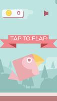 Flappy Flat Parrot اسکرین شاٹ 1