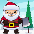 Wood Cutter Santa Claus icône