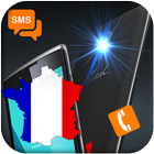 ikon flash alerte sms appel et notification