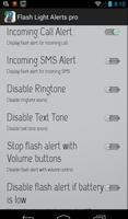 1 Schermata Flash Light Alerts pro