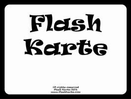 Flash Karte (Kids Flash Cards) Affiche