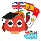 Sami Tiny FlashCards for toddlers, preschool, kids-icoon