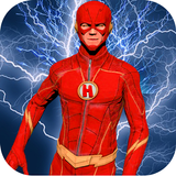Electric Flash Hero:flash speed Hero-Flash Game 3D أيقونة